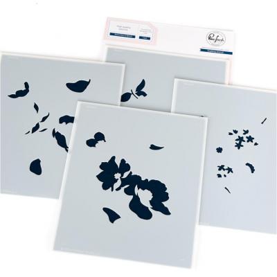 Pinkfresh Studio Stencil -  Butterflies in Bloom